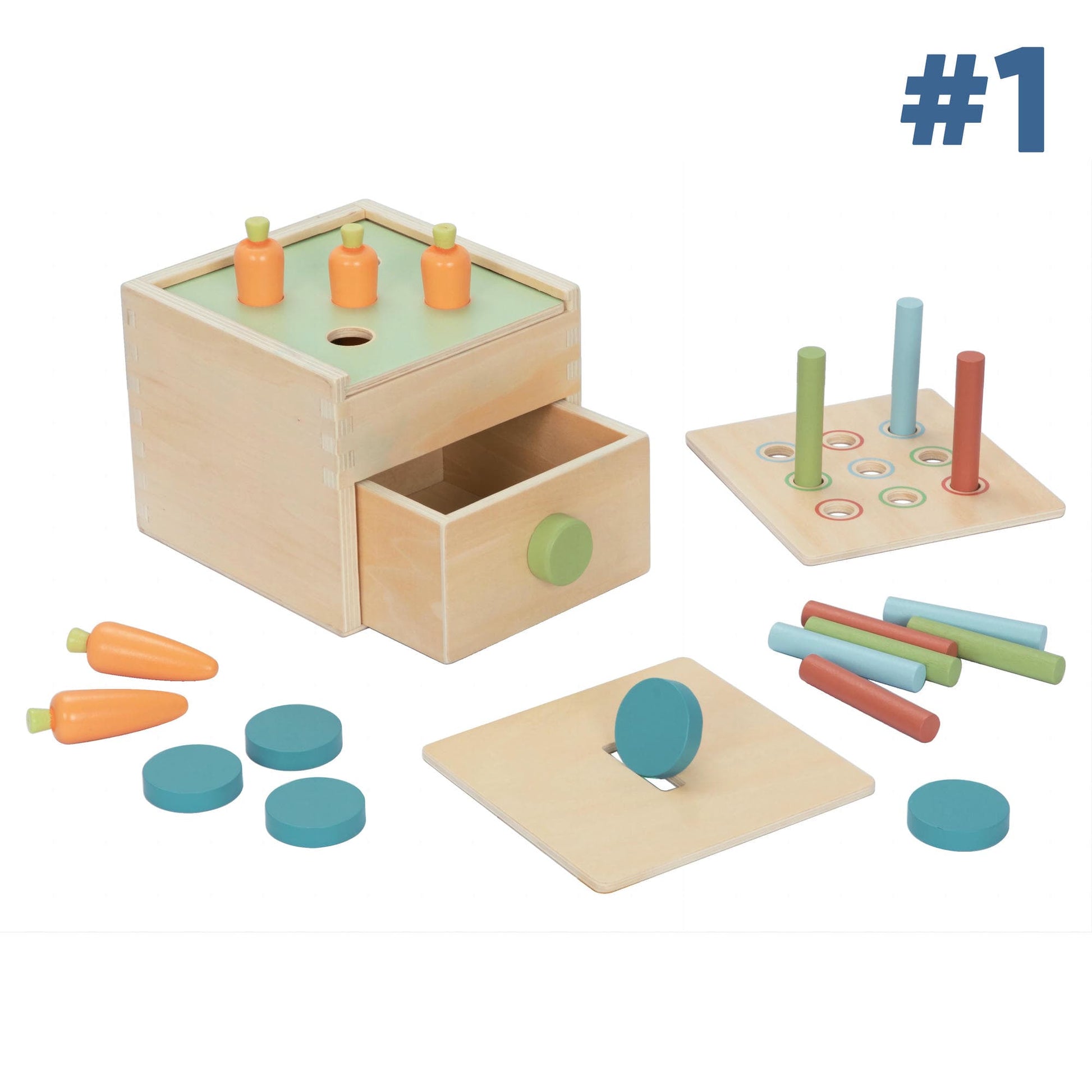 Montessori žaislų rinkinys, 12 - 18 mėn