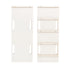 White Wooden Dream Rocker with Pillow, Slide and Ladder - Medium