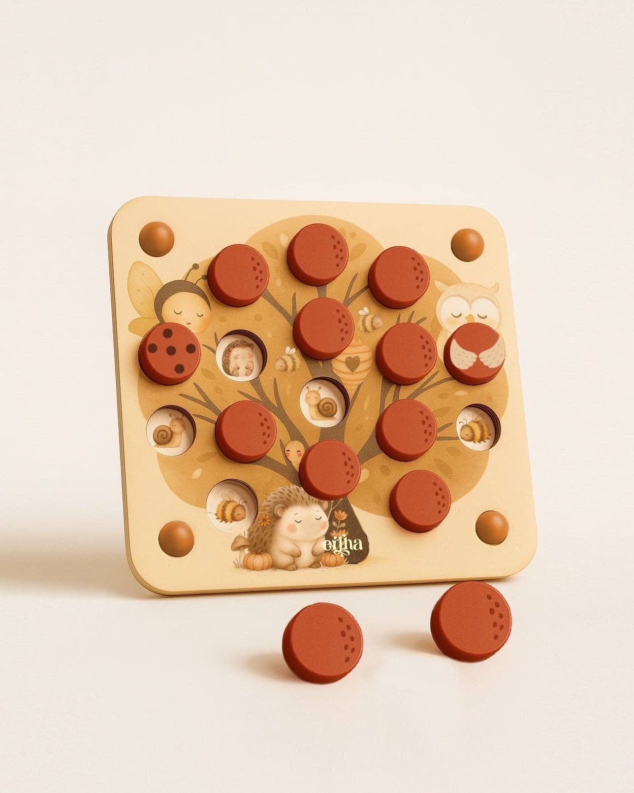 Montessori edukacinė atminties dėlionė Pop & Peek
