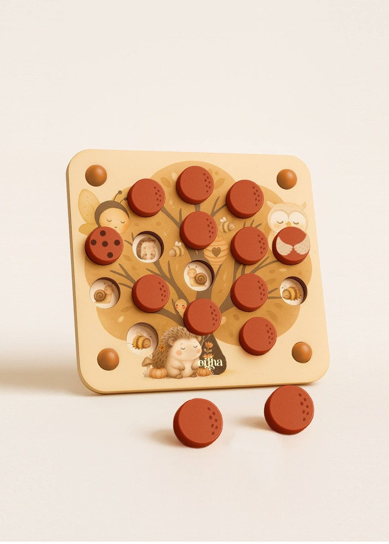 Montessori edukacinė atminties dėlionė Pop & Peek