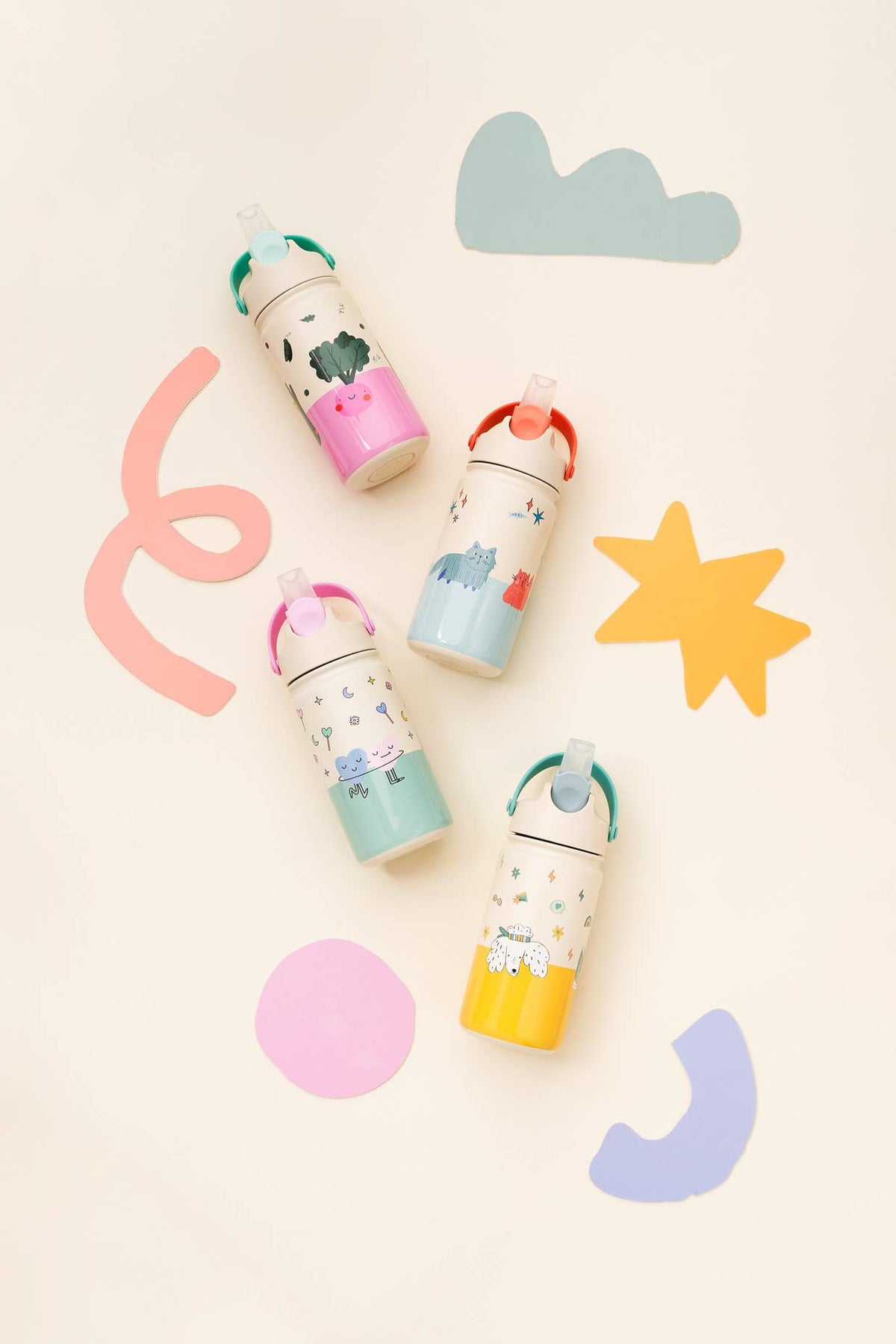 Nerūdijančio plieno gertuvė Veggie Pals, 420ml
