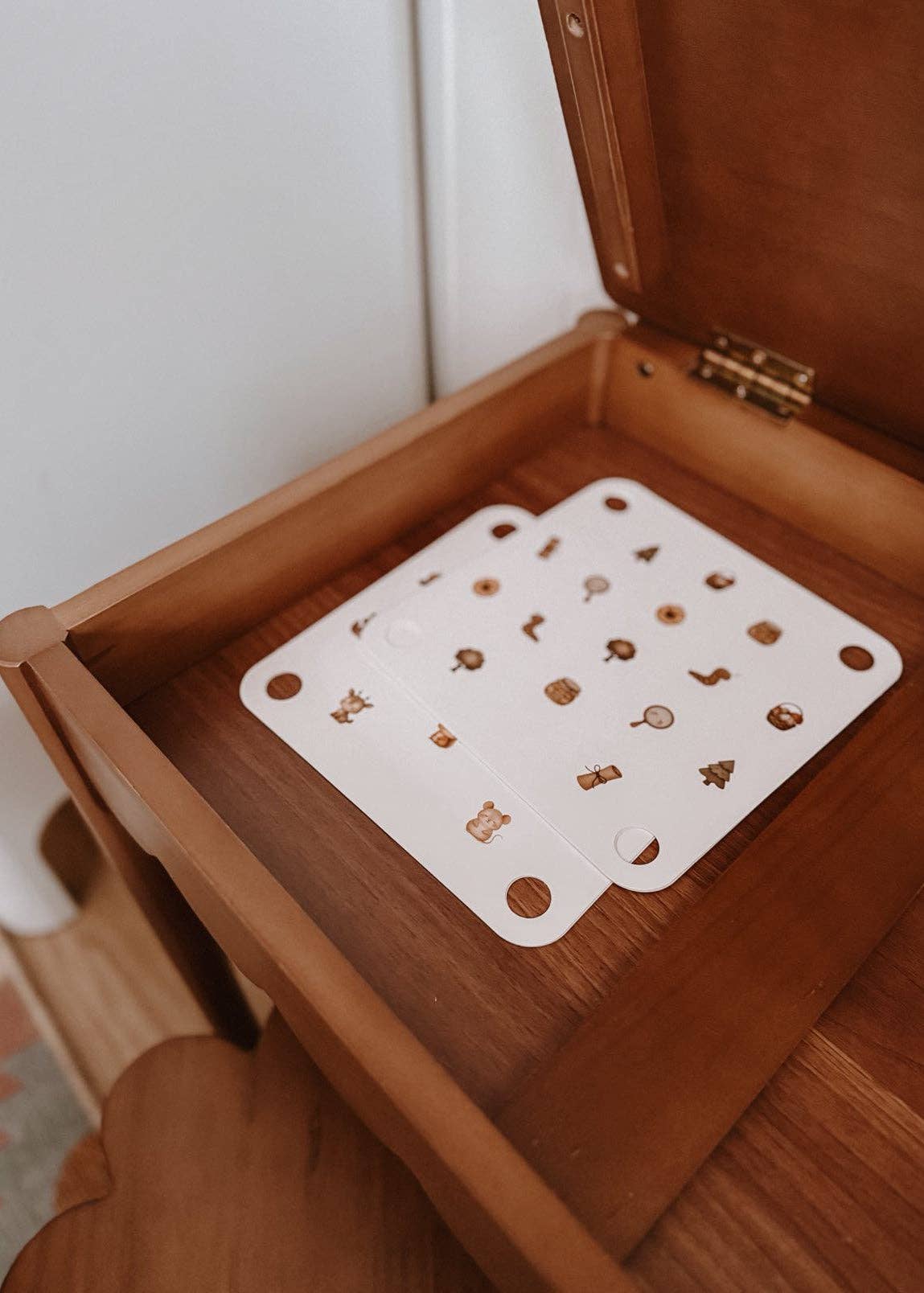 Montessori edukacinė atminties dėlionė Pop & Peek