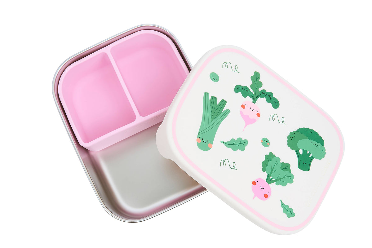 Nerūdijančio plieno užkandžių dėžutė Veggie Pals