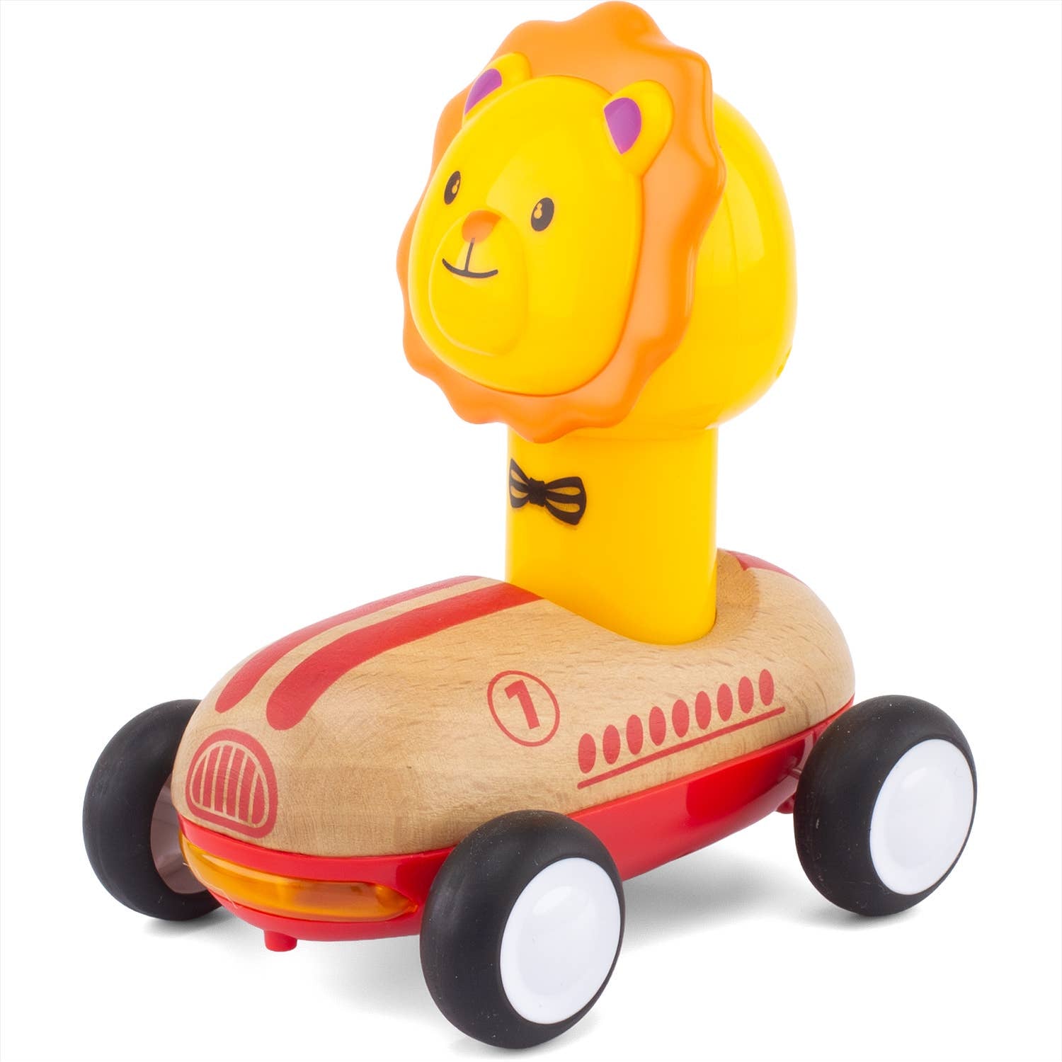 Medinis automobilis su liūtuku