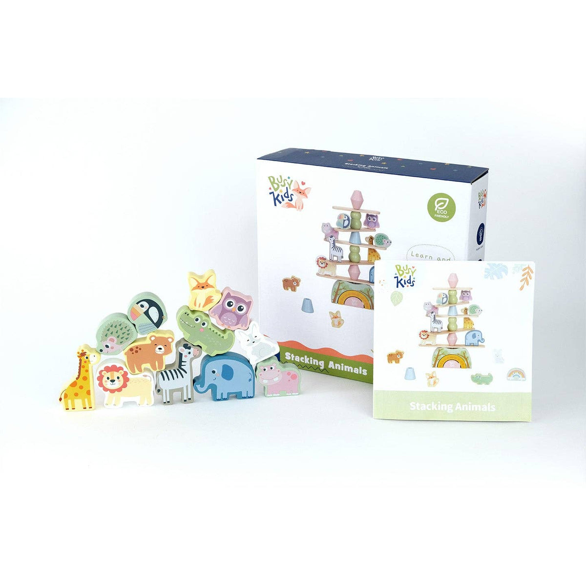 BusyKids lavinamasis žaislas su gyvūnais