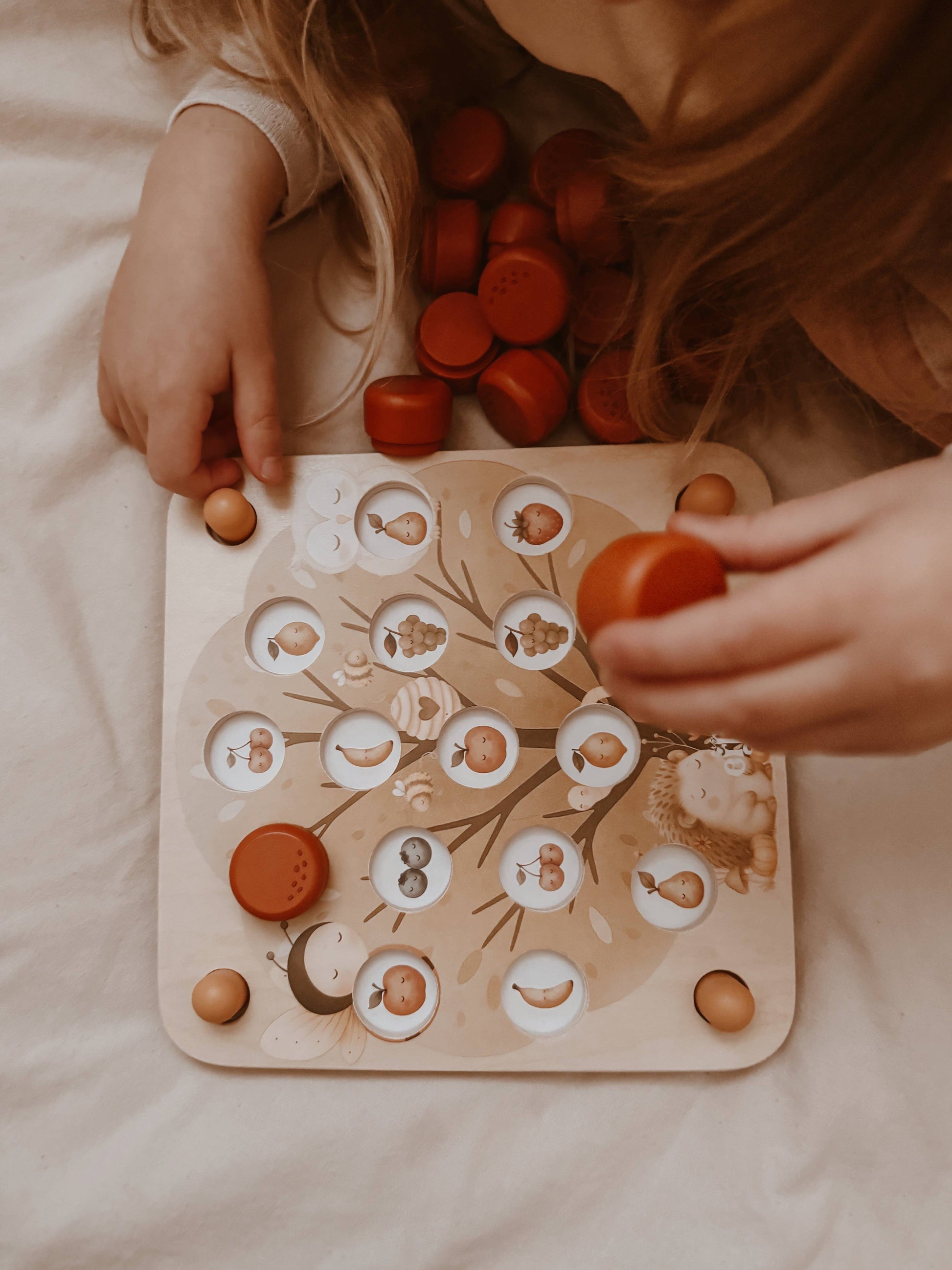 Montessori edukacinė atminties dėlionė Pop & Peek