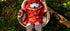 Short-Sleeve Poncho FOX - For TODDLERS