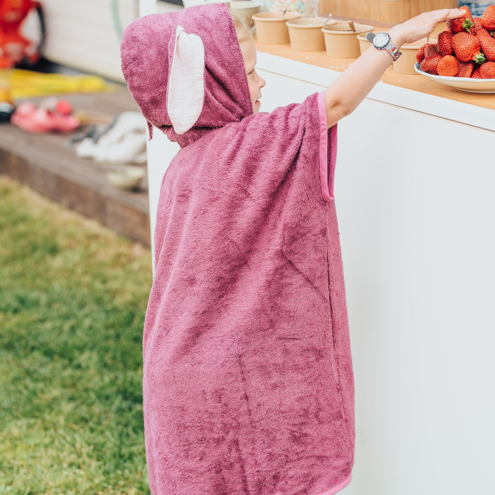 Short-Sleeve Poncho RABBIT - For TODDLERS