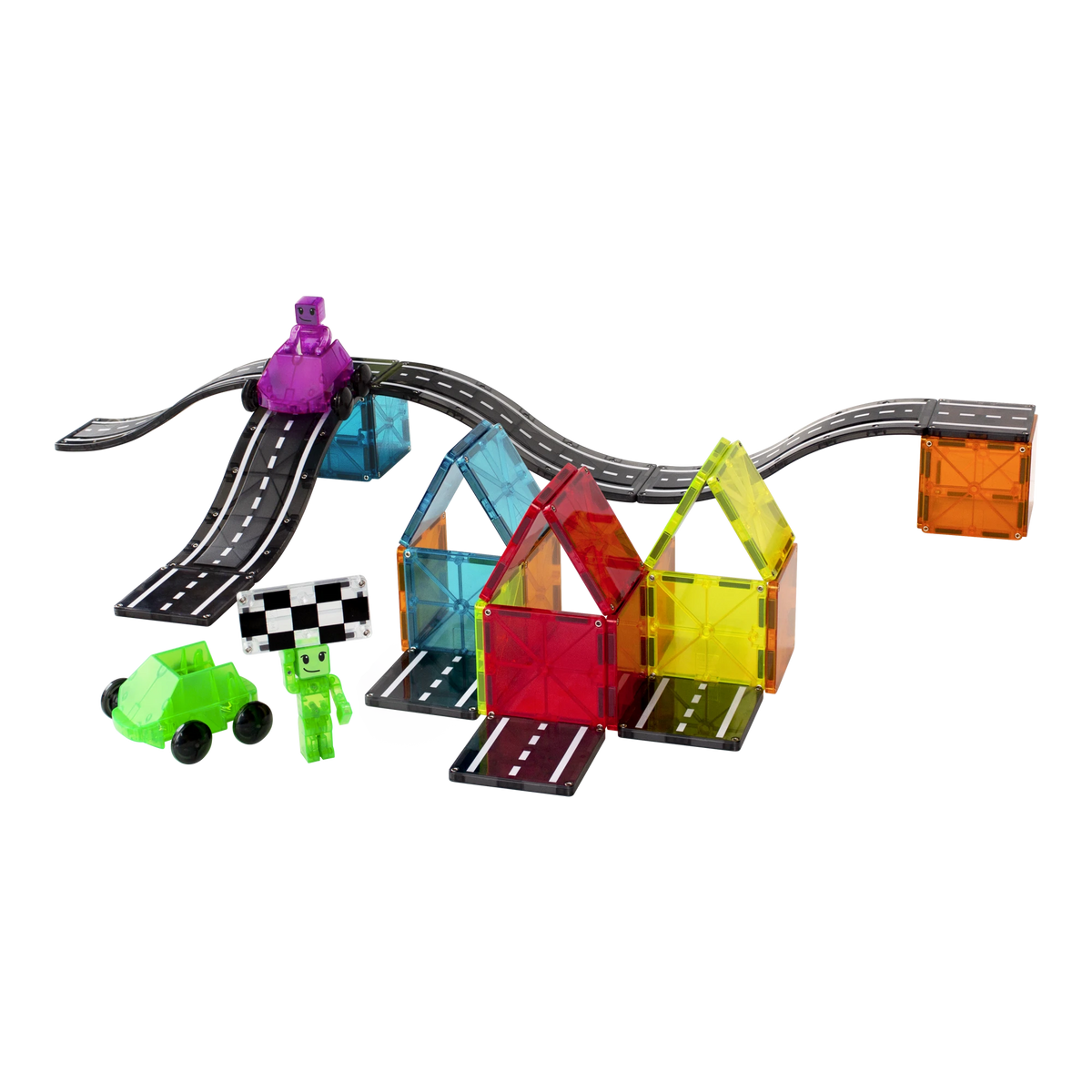 MAGNA-TILES „Downhill Duo“ magnetinis konstruktorius, 40 dalių