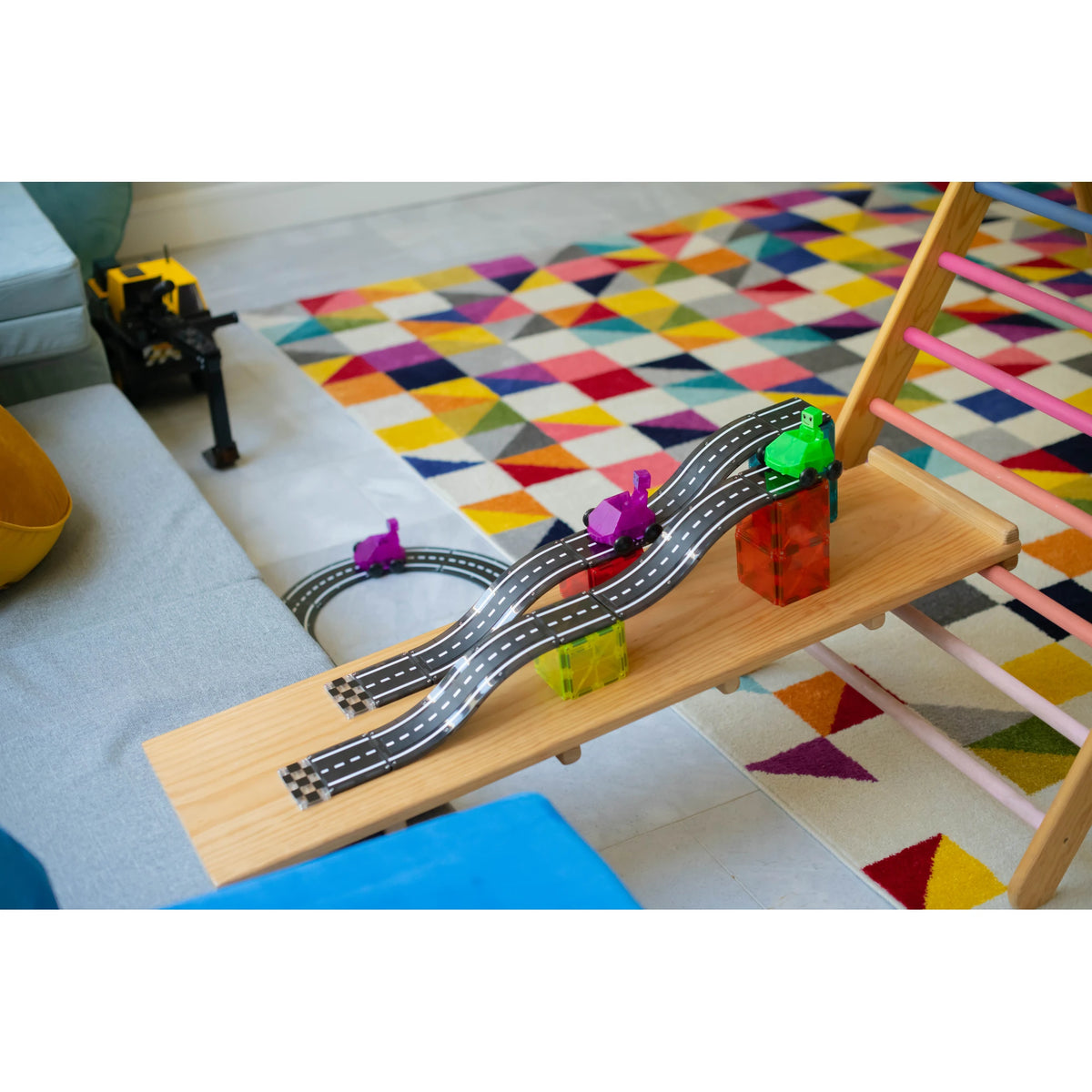 MAGNA-TILES „Downhill Duo“ magnetinis konstruktorius, 40 dalių