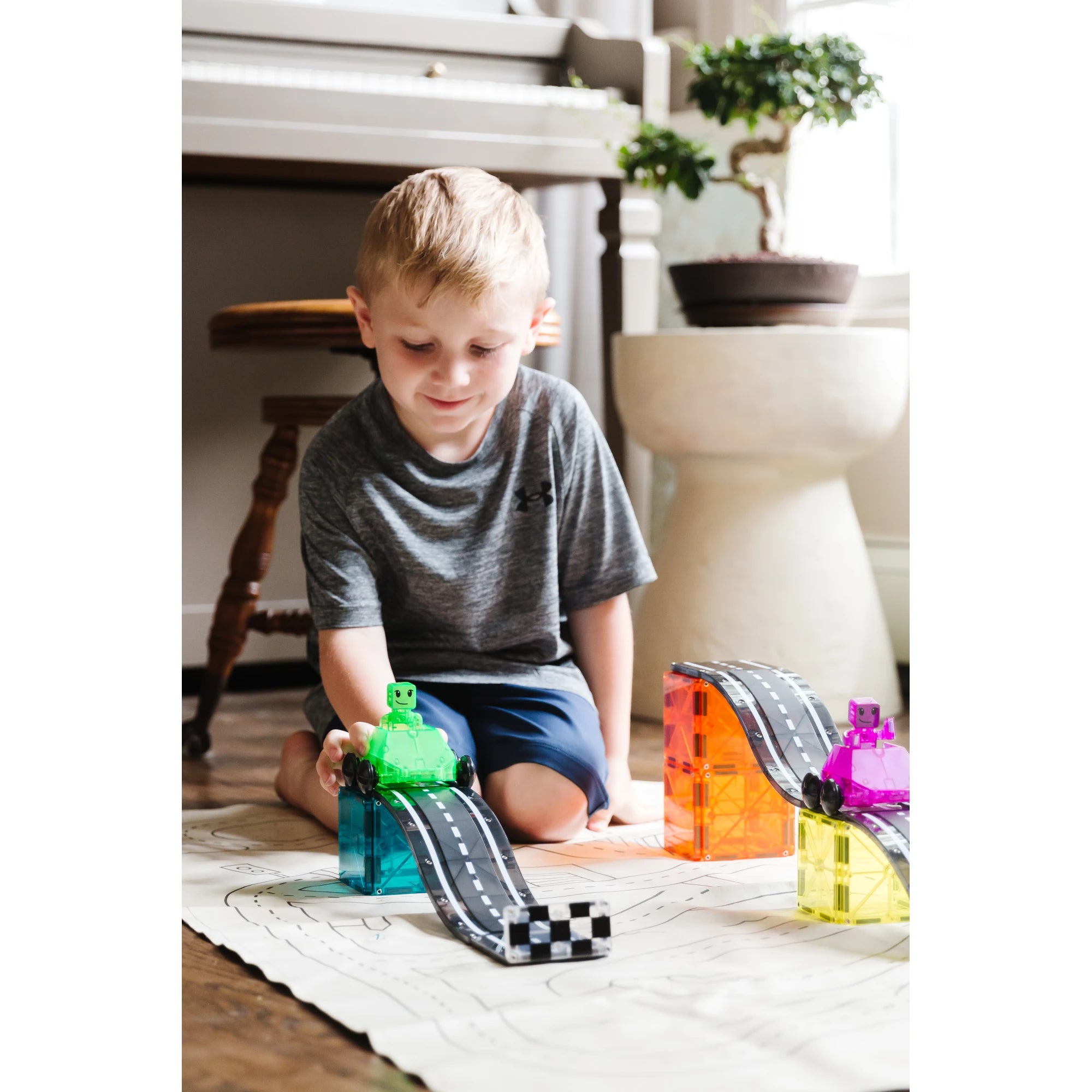 MAGNA-TILES „Downhill Duo“ magnetinis konstruktorius, 40 dalių