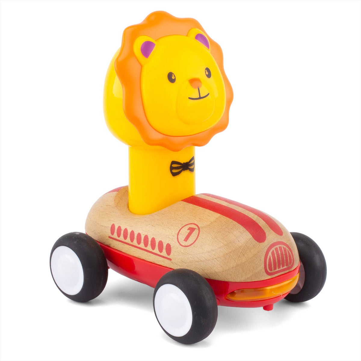 Medinis automobilis su liūtuku