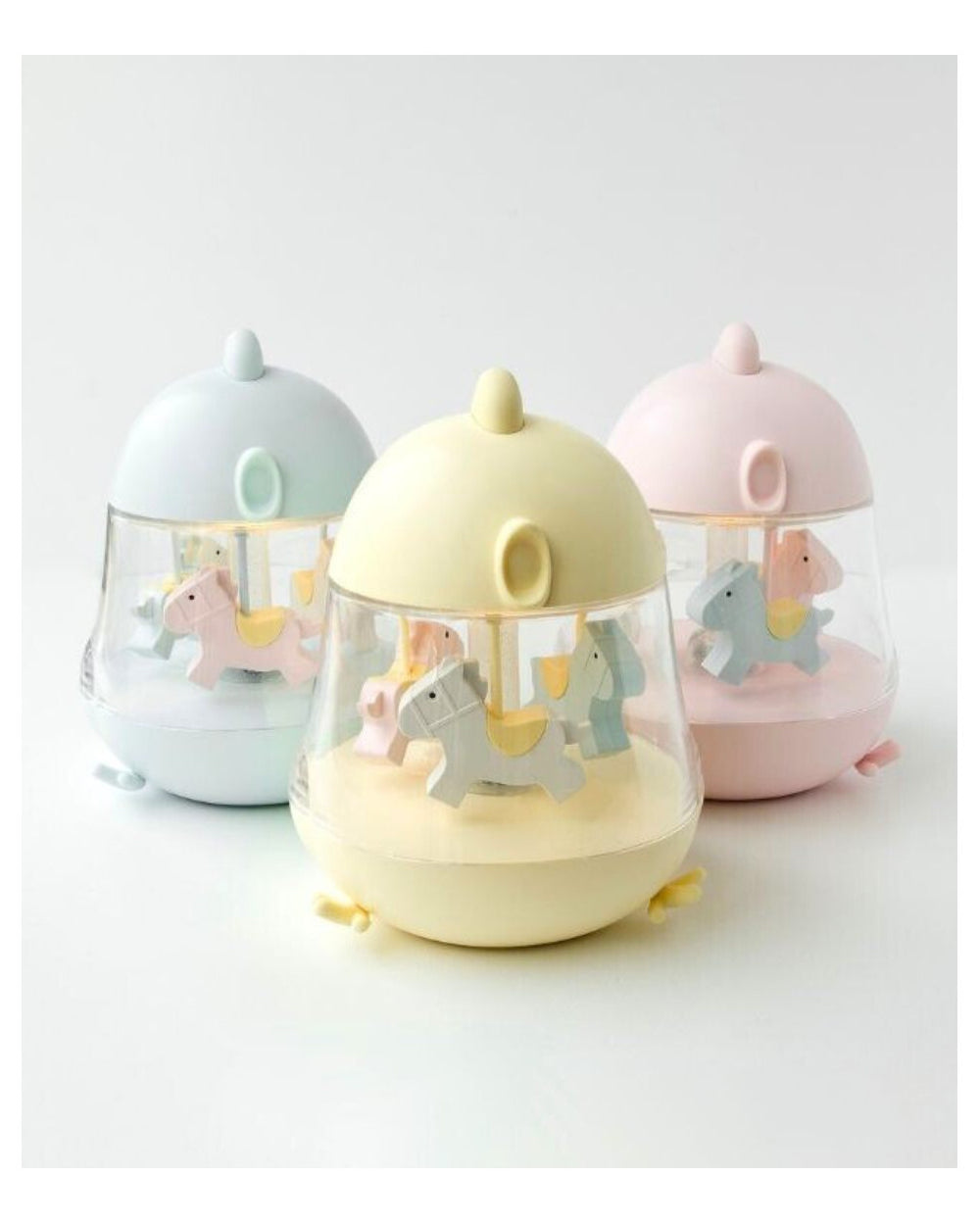 Lamp with Carousel and Music - Pink