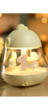 Lamp with Carousel and Music - Yellow