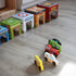 City Vehicles in Boxes Puzzle Cubes