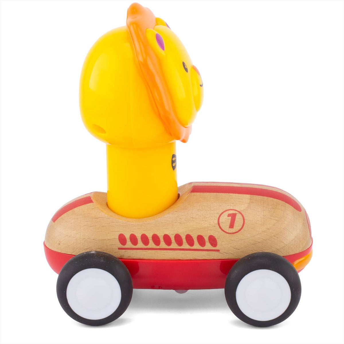 Medinis automobilis su liūtuku