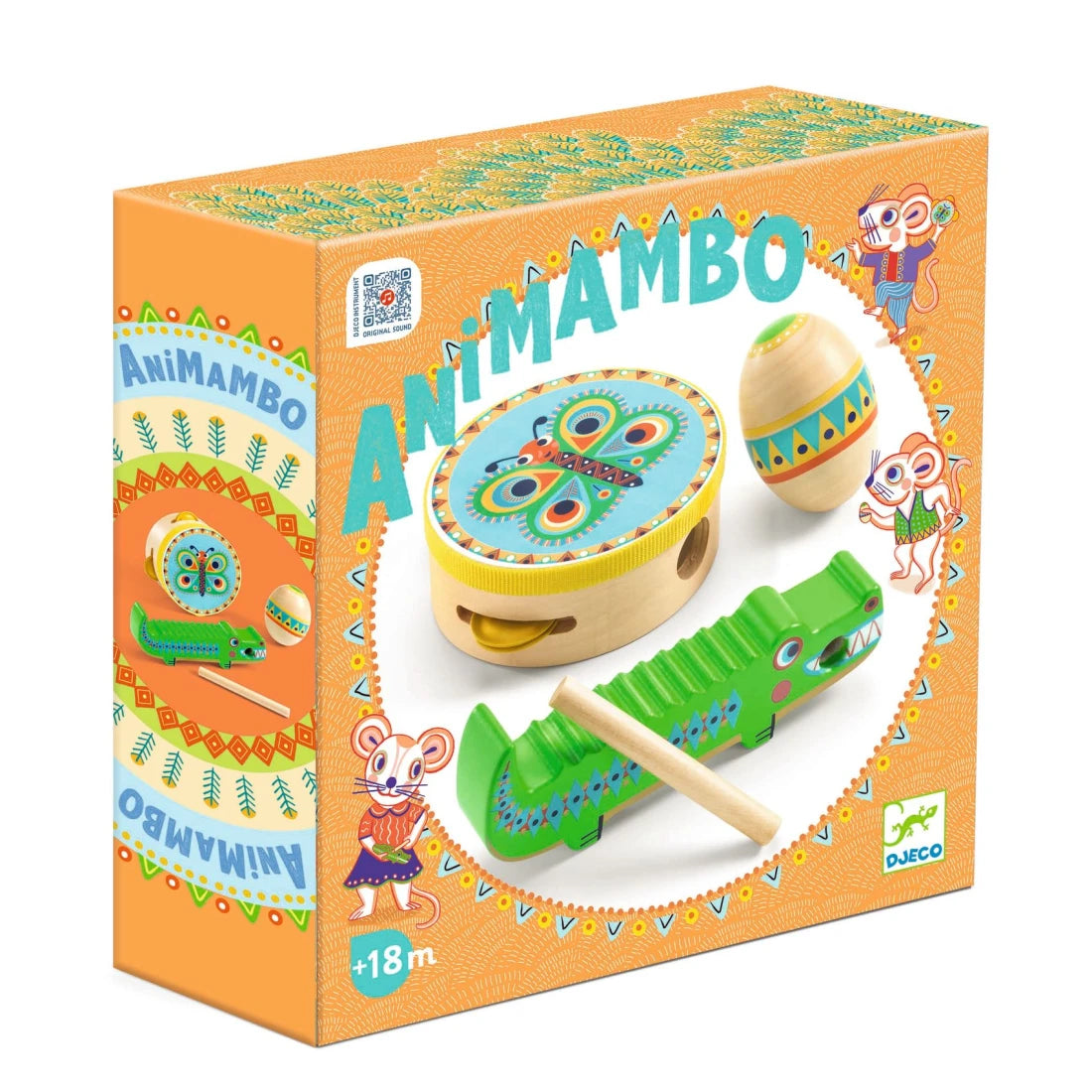 Djeco muzikos instrumentų rinkinys „Animambo“
