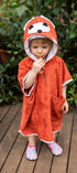 Short-Sleeve Poncho FOX - For TODDLERS