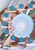 Rabbit Lamp with Alarm Clock – Blue