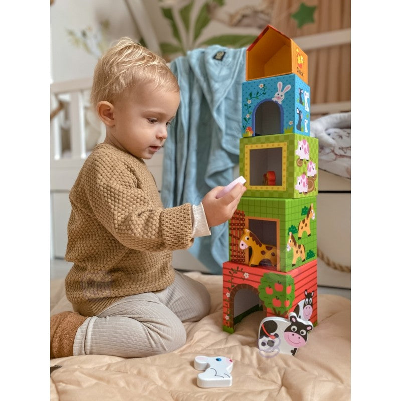 Farm in Boxes Cube Puzzle