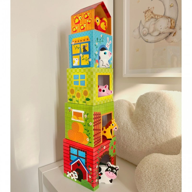 Farm in Boxes Cube Puzzle