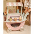 Wooden Ice Cream Shop With Cart