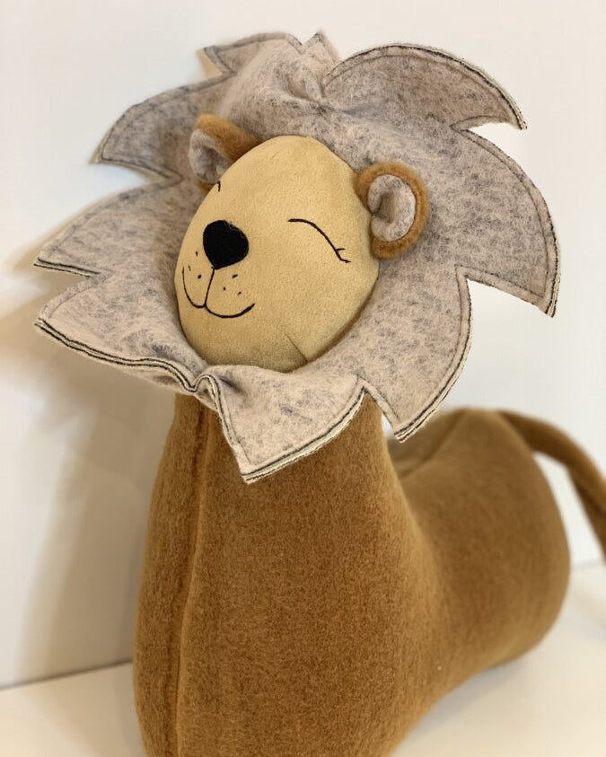 Handmade Lion Soft Toy Pillow