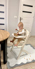 Kids Mealtime Floor Mat, Non-Slip & Waterproof - Blue Frame
