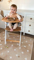 Kids Mealtime Floor Mat, Non-Slip & Waterproof - Cross Sand