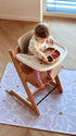 Kids Mealtime Floor Mat, Non-Slip & Waterproof - Daisy Lavender