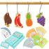 Large Multifunctional Wooden Food Truck Stand, 73 pcs