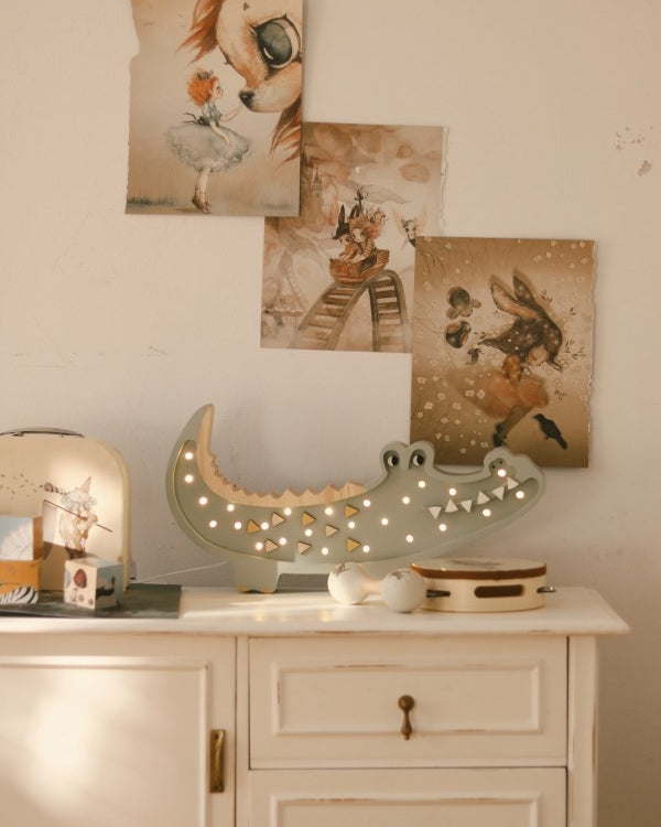 Little Lights Crocodile Lamp