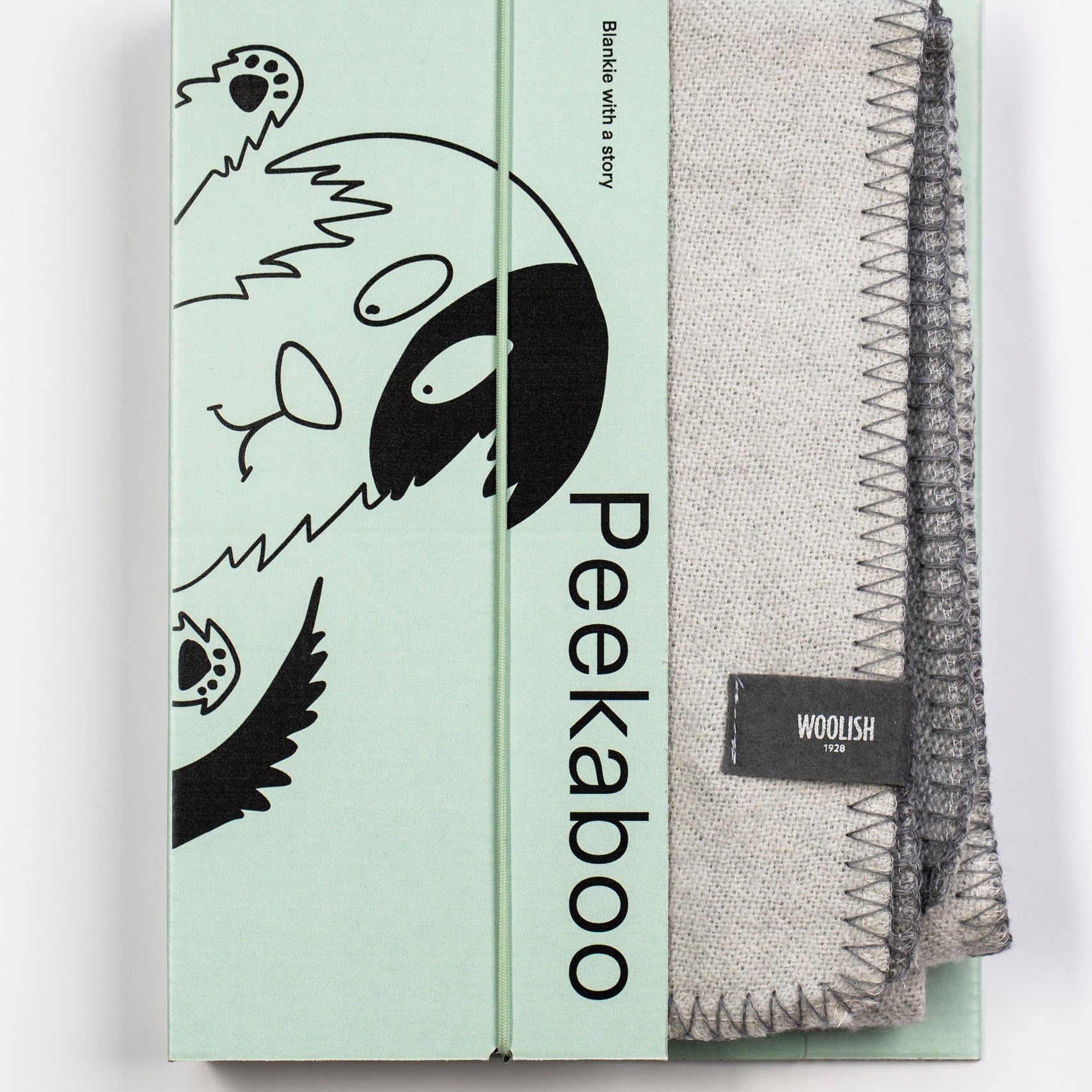 Merino baby blanket - Doggy