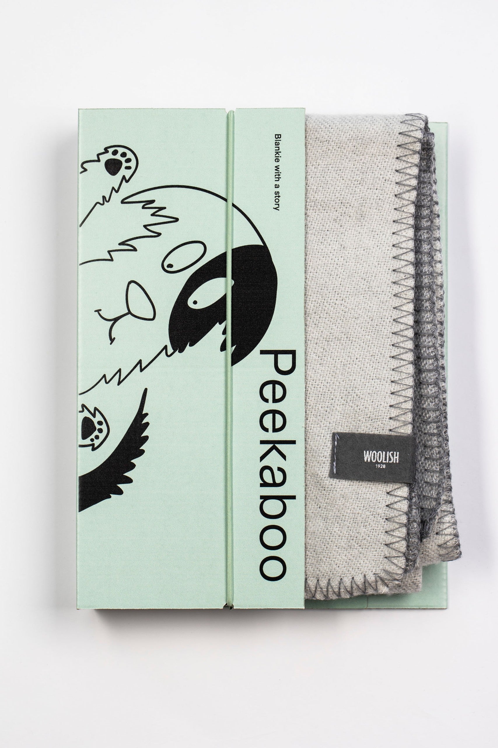 Merino baby blanket - Doggy