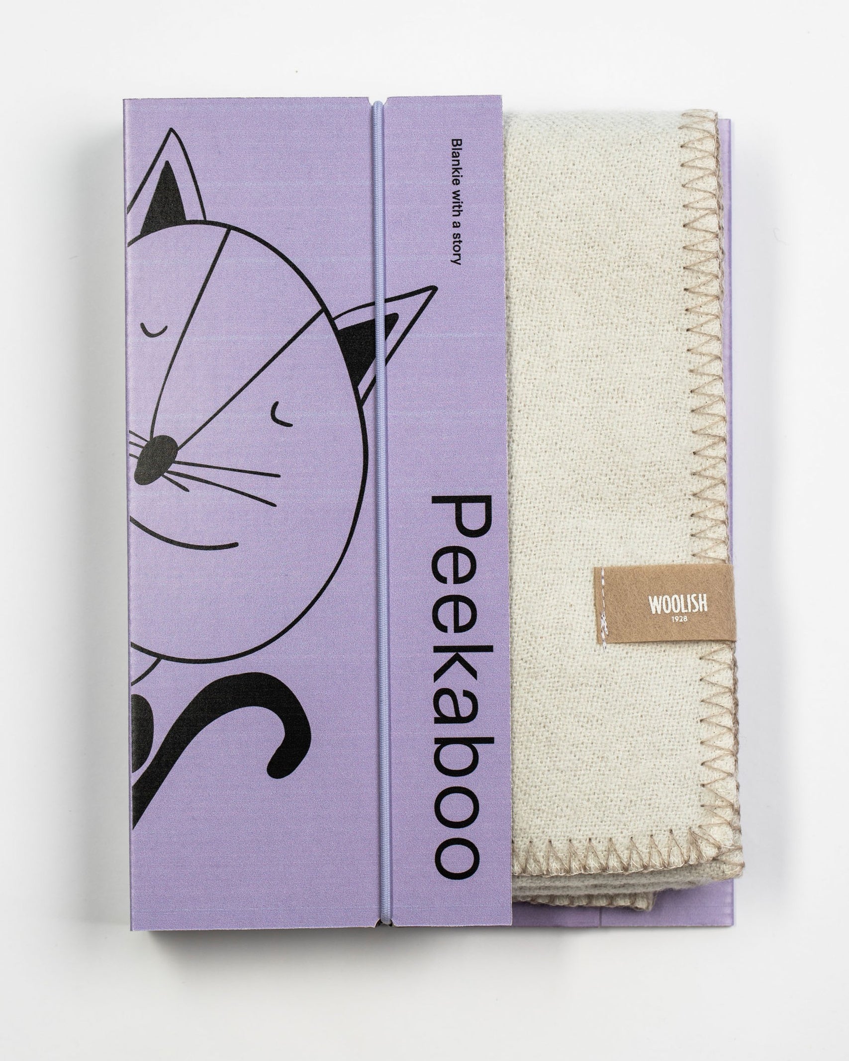 Merino baby blanket - Kitty