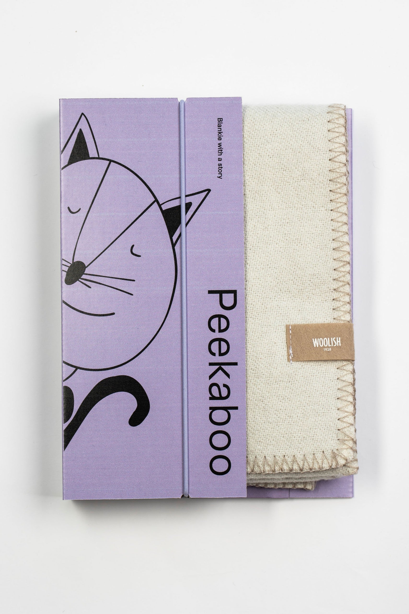 Merino baby blanket - Kitty