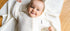 Merino wool baby blanket HAPPINESS