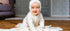 Merino wool baby blanket HAPPINESS