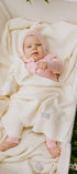 Merino wool baby blanket HAPPINESS