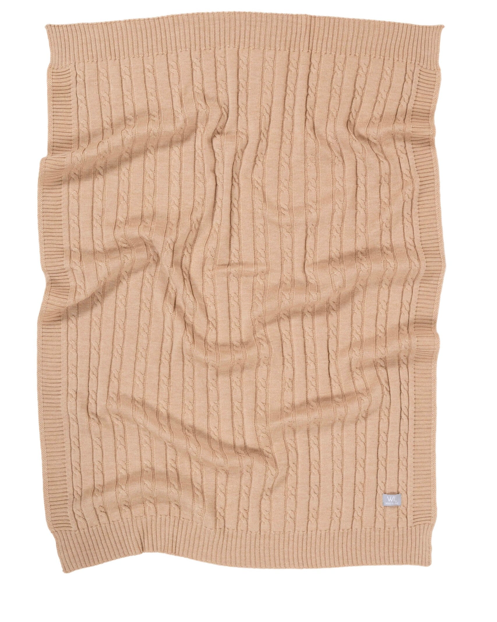 Merino wool baby blanket HOPE