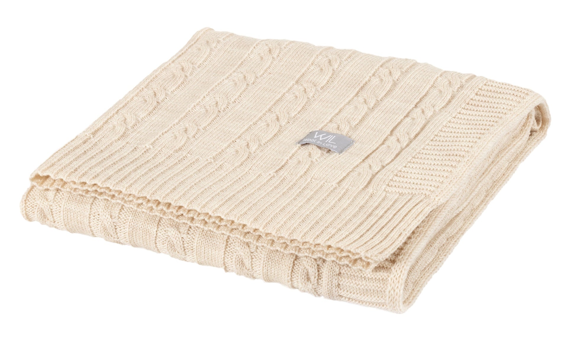 Merino wool baby blanket HOPE