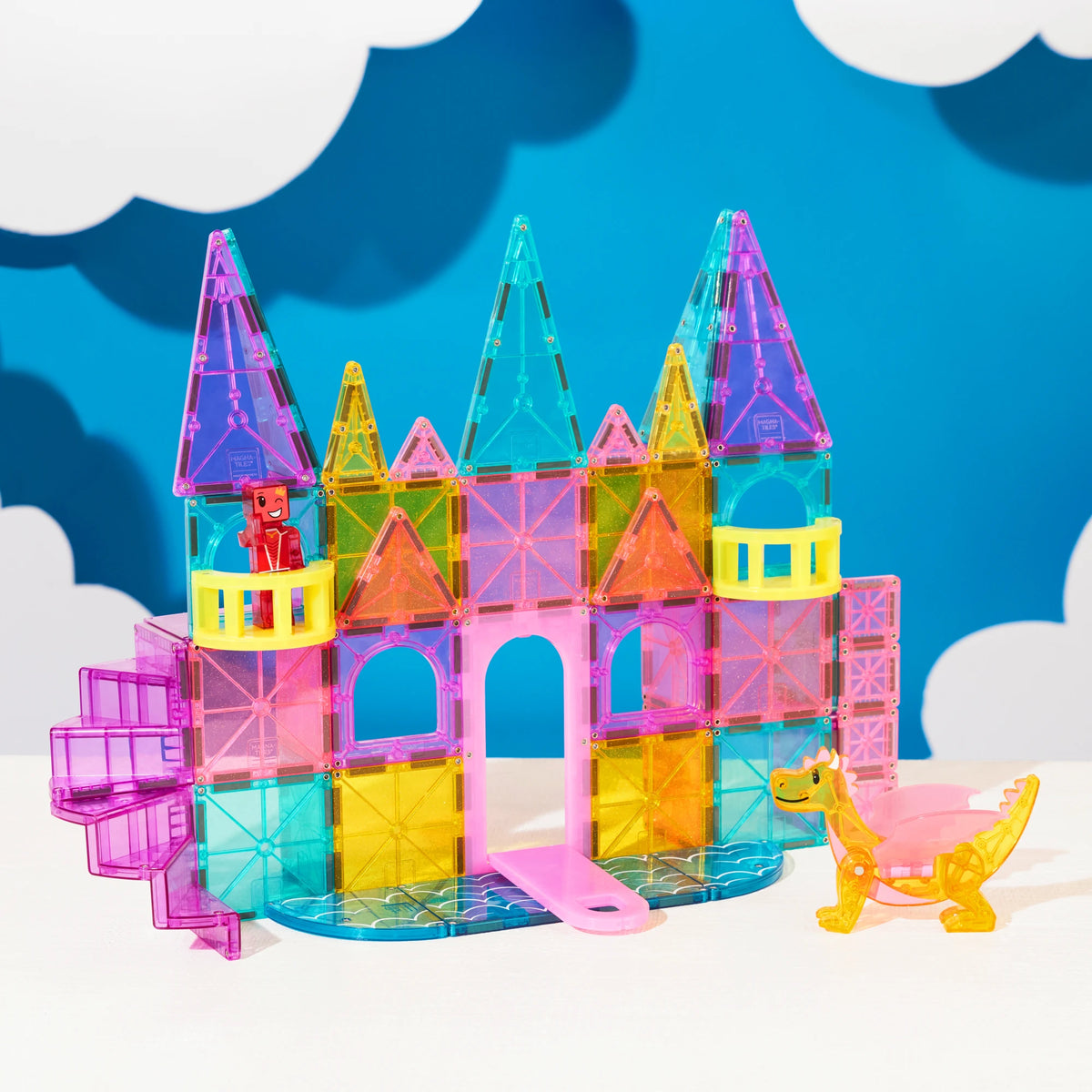 MAGNA-TILES „Castle DLX“ magnetinis konstruktorius, 48 dalys