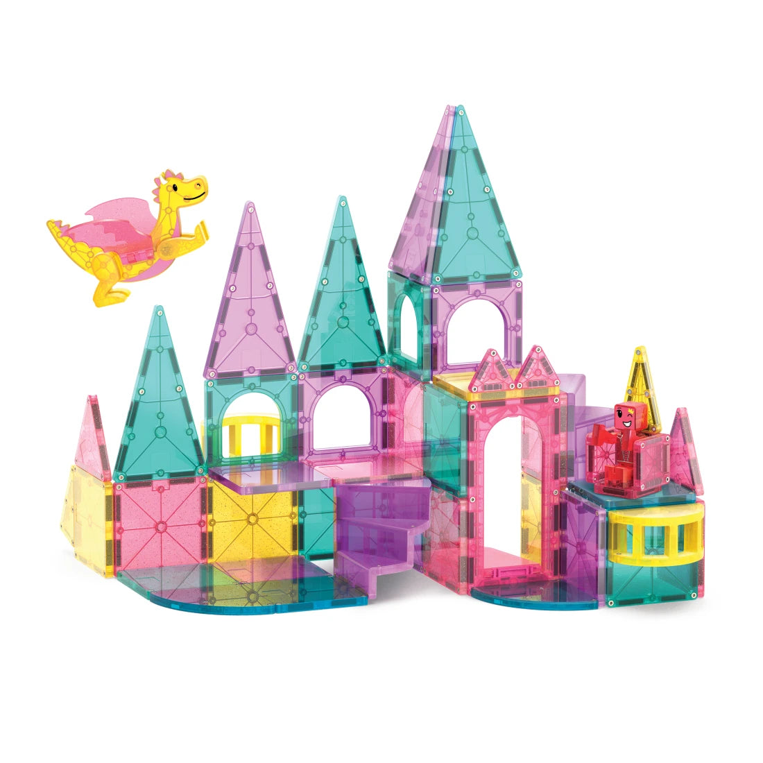 MAGNA-TILES „Castle DLX“ magnetinis konstruktorius, 48 dalys
