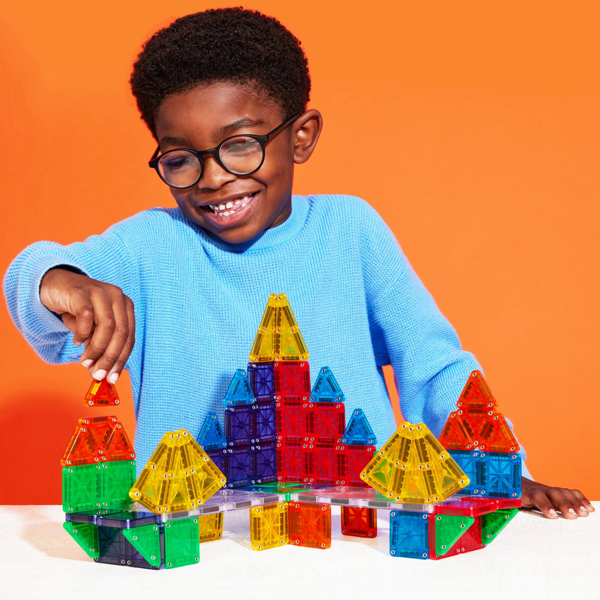 MAGNA-TILES „microMAGS Deluxe“ magnetinis konstruktorius, 70 dalių