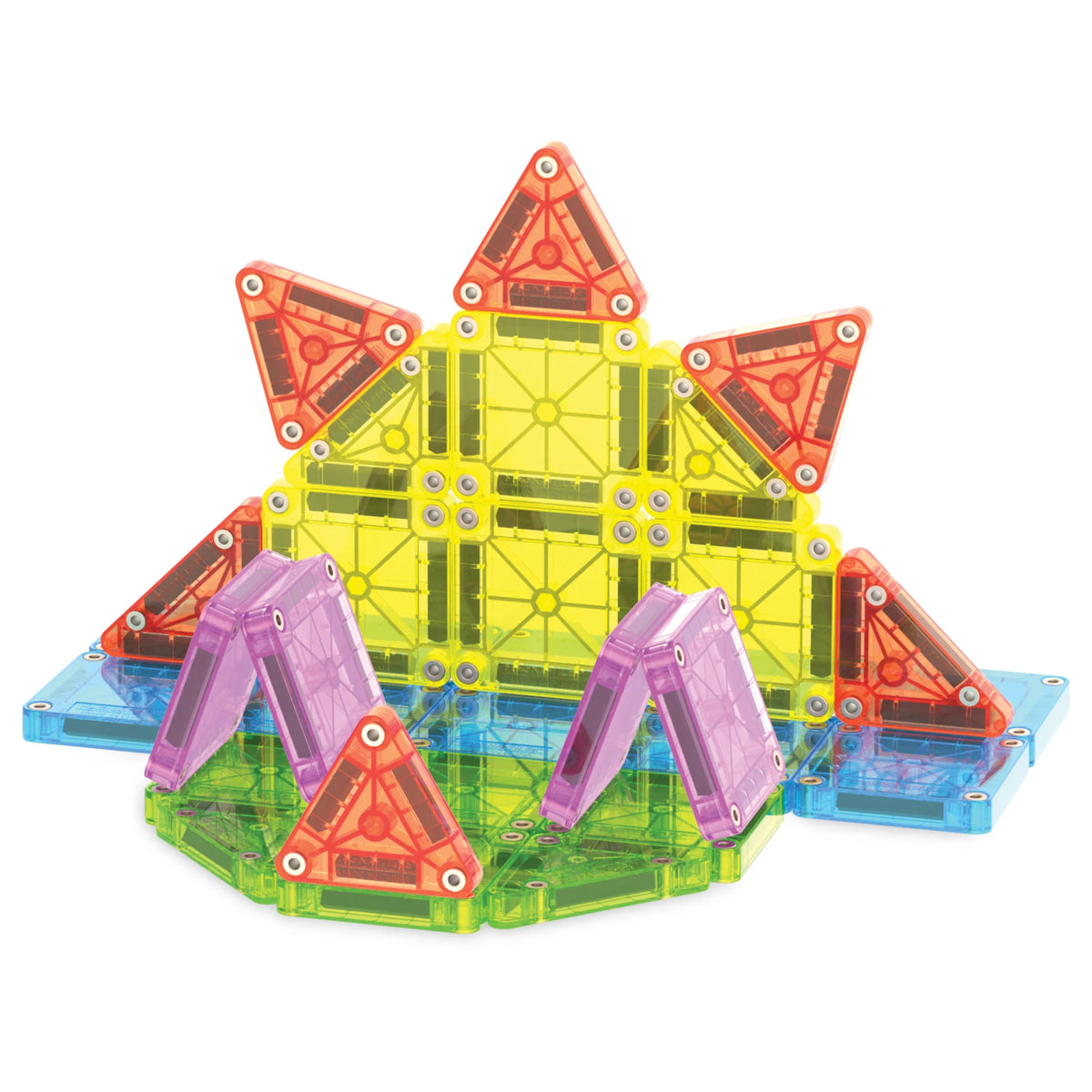 MAGNA-TILES „Travel Set Deluxe“ kelioninis magnetinis konstruktorius, 55 dalys