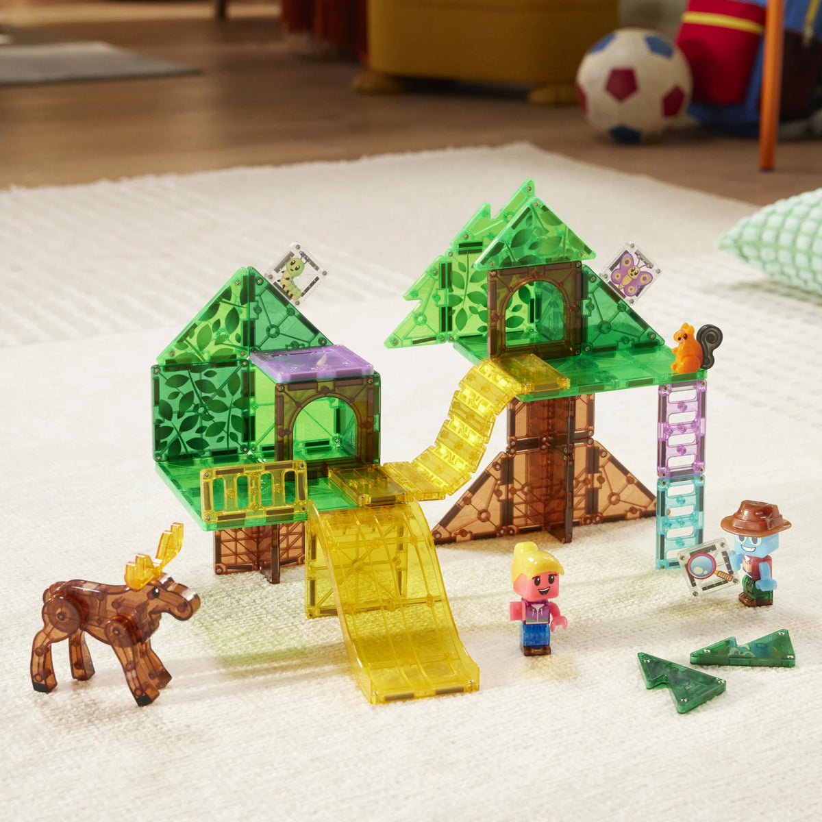 MAGNA-TILES „Treetop Adventure“ magnetinis konstruktorius, 42 dalys
