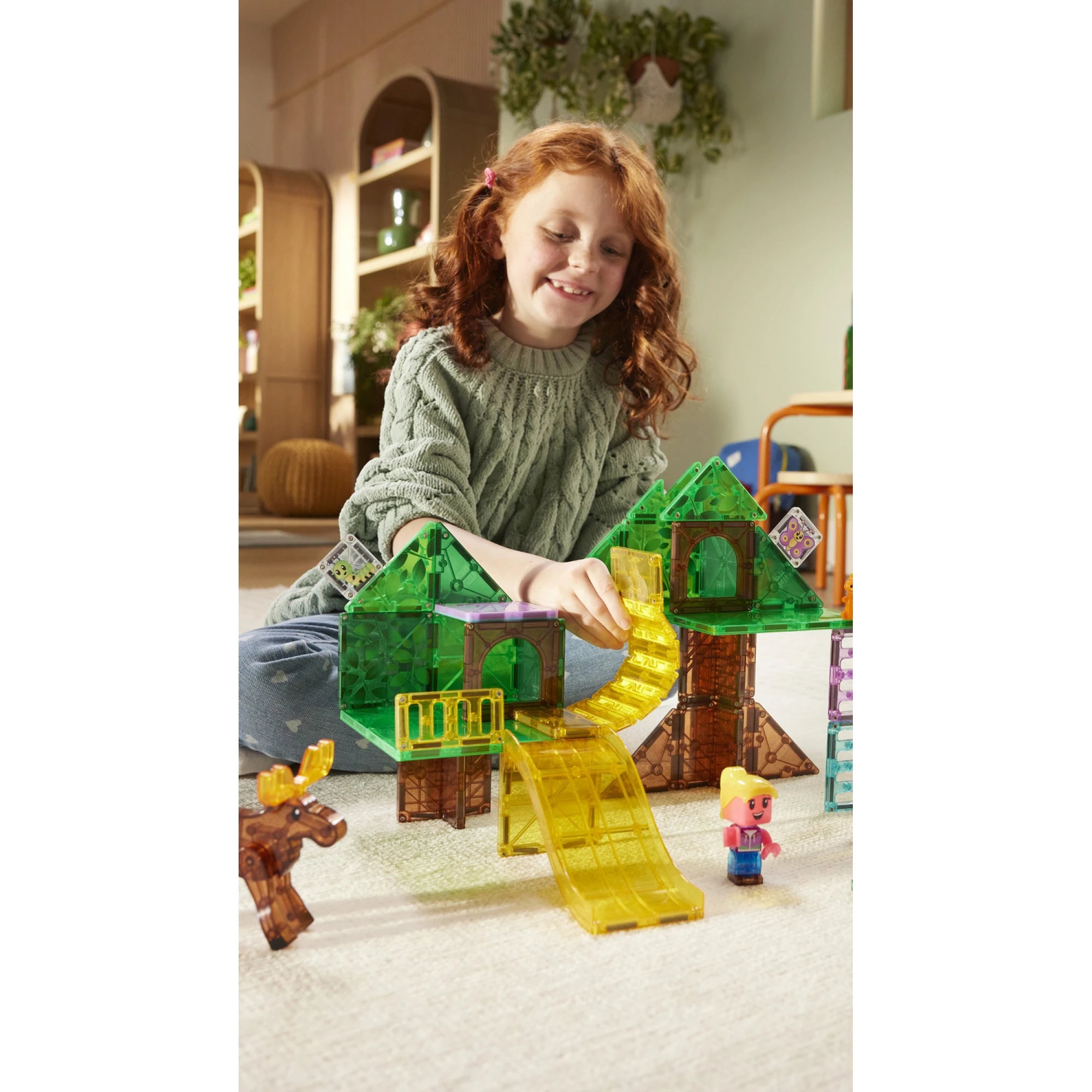 MAGNA-TILES „Treetop Adventure“ magnetinis konstruktorius, 42 dalys