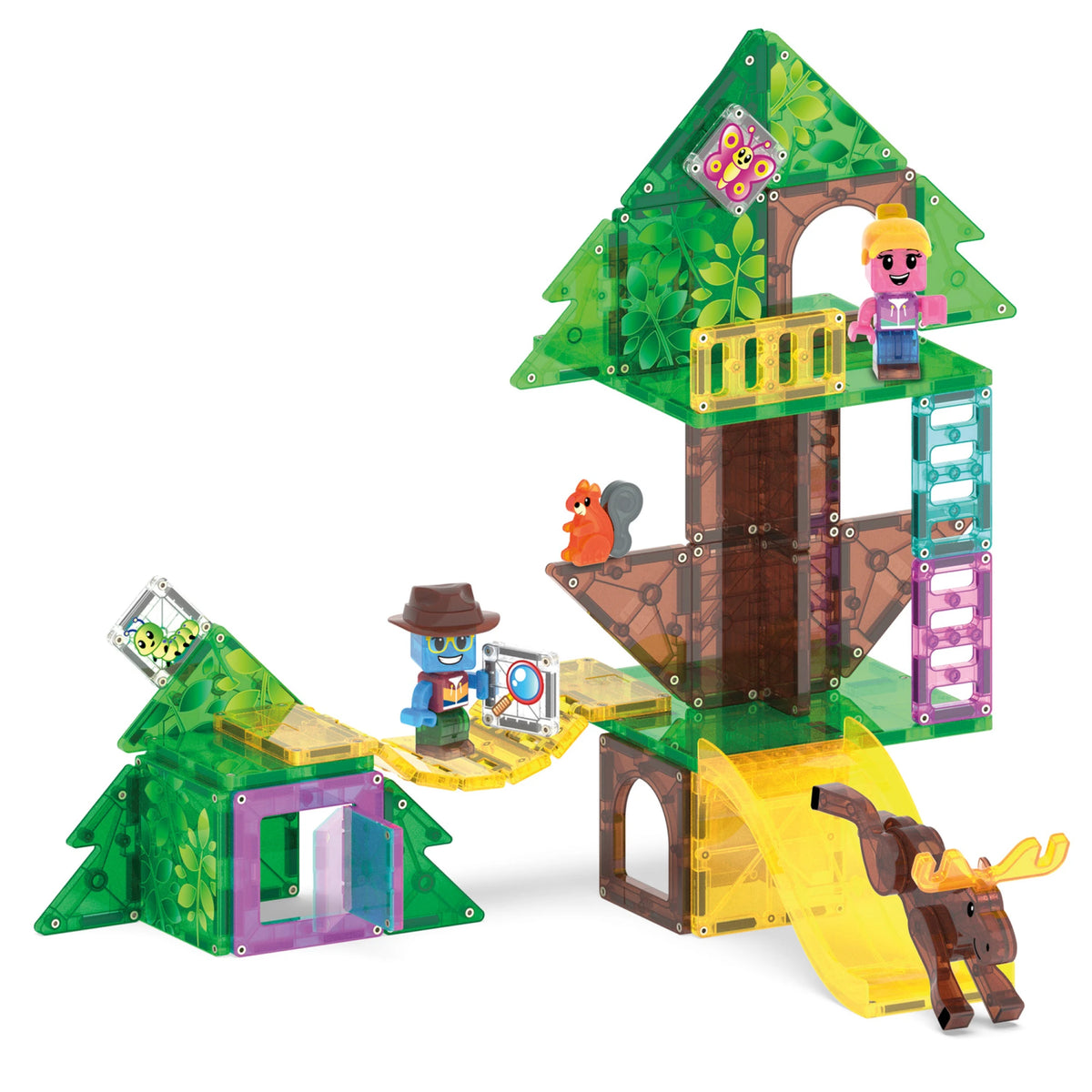 MAGNA-TILES „Treetop Adventure“ magnetinis konstruktorius, 42 dalys