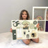 Portable baby sensory busy board (30×40 cm)