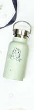 Water Bottle / Thermos – Guinea Pig – Light Green 350ml Stainless Steel